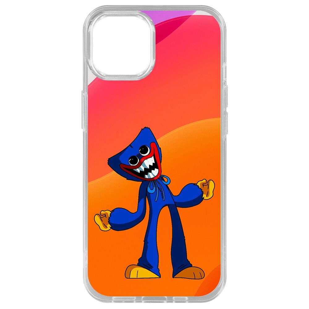 

Чехол-накладка Krutoff Clear Case Хаги Ваги для iPhone 14 Plus, Прозрачный