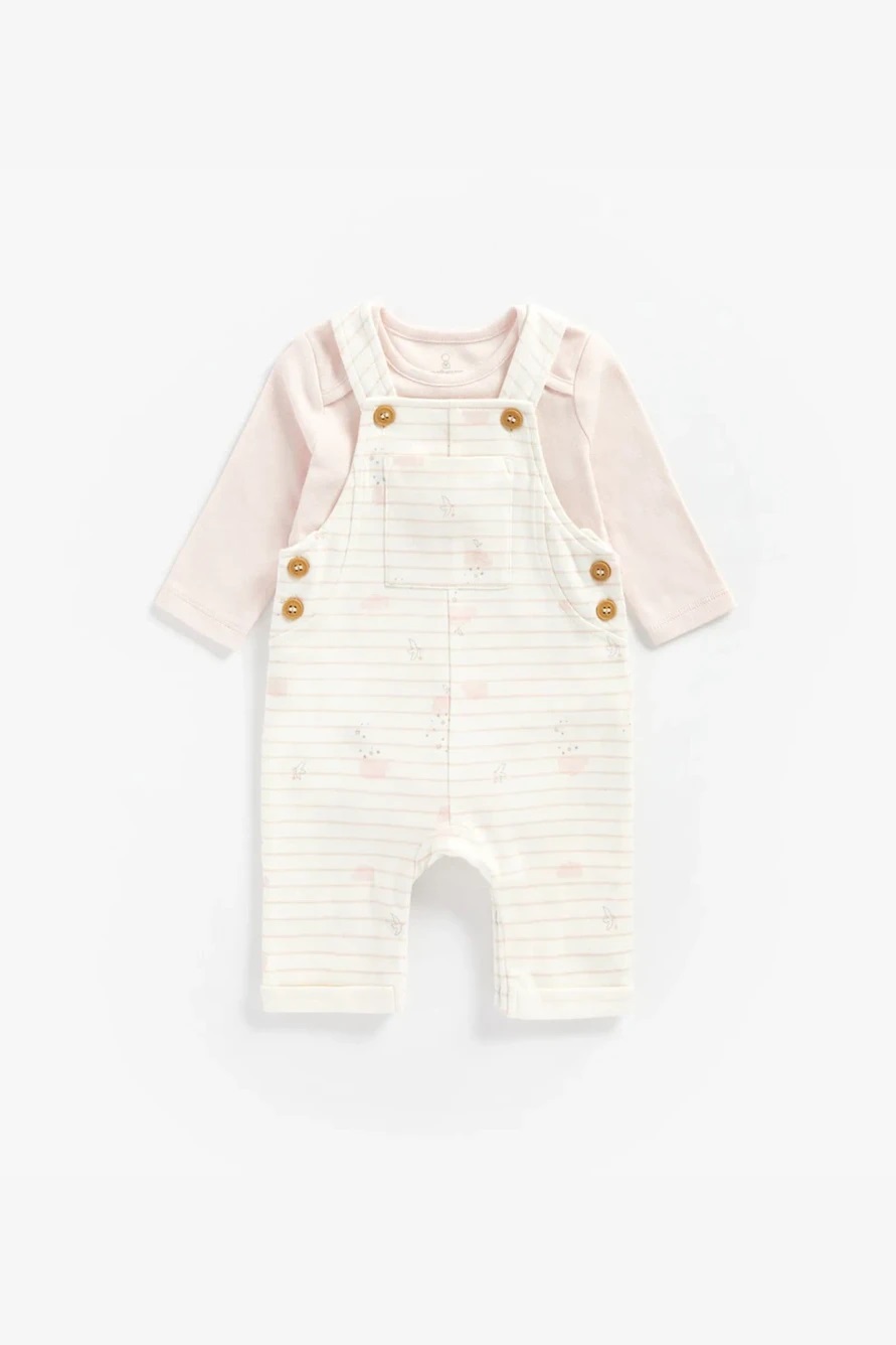

Комплект одежды Mothercare MC-ZA355, розовый, 62, Розовый;белый, MC-ZA355
