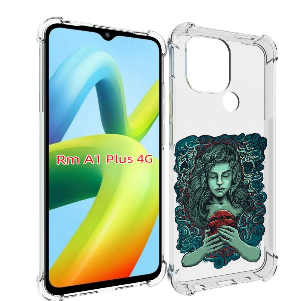 

Чехол MyPads спящая девушка для Xiaomi Redmi A1 Plus +, Прозрачный, Tocco