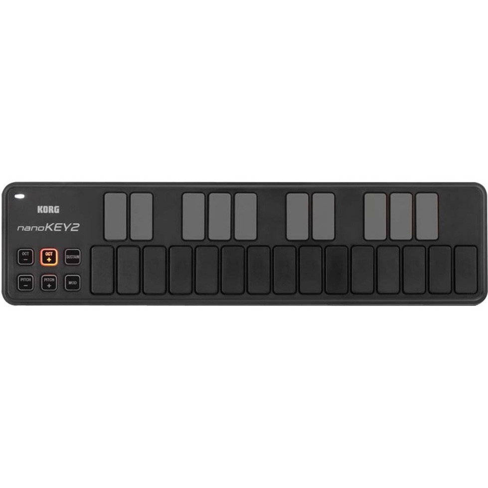 

Korg NANOKEY2-BK Портативный USB-MIDI-контроллер, NANOKEY2-BK