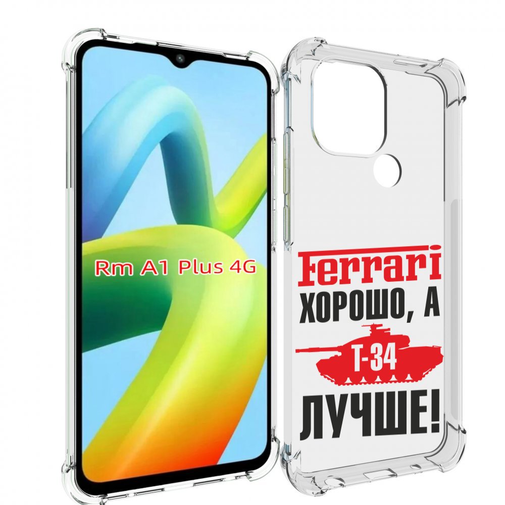 

Чехол MyPads т 34 лучше для Xiaomi Redmi A1 Plus +, Прозрачный, Tocco
