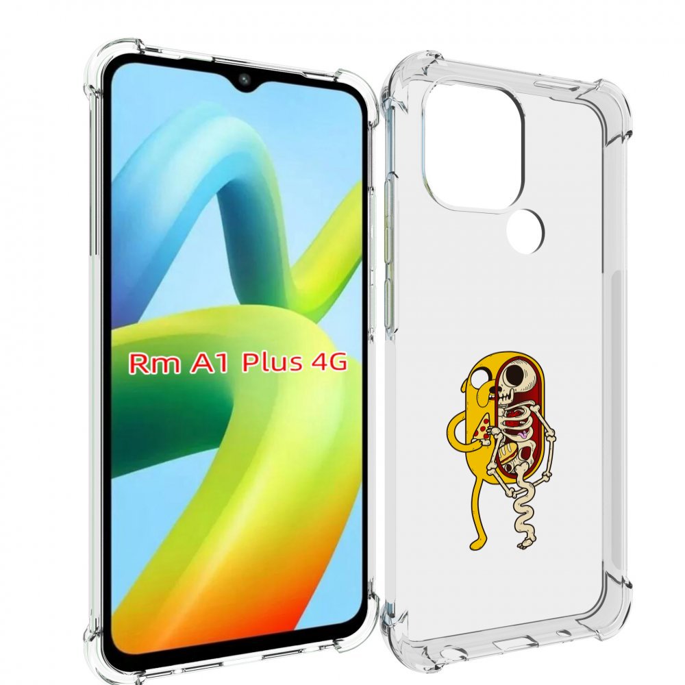

Чехол MyPads Джейк скелет для Xiaomi Redmi A1 Plus +, Прозрачный, Tocco