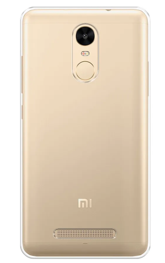 

Чехол силиконовый для Xiaomi Redmi Note 3, прозрачный