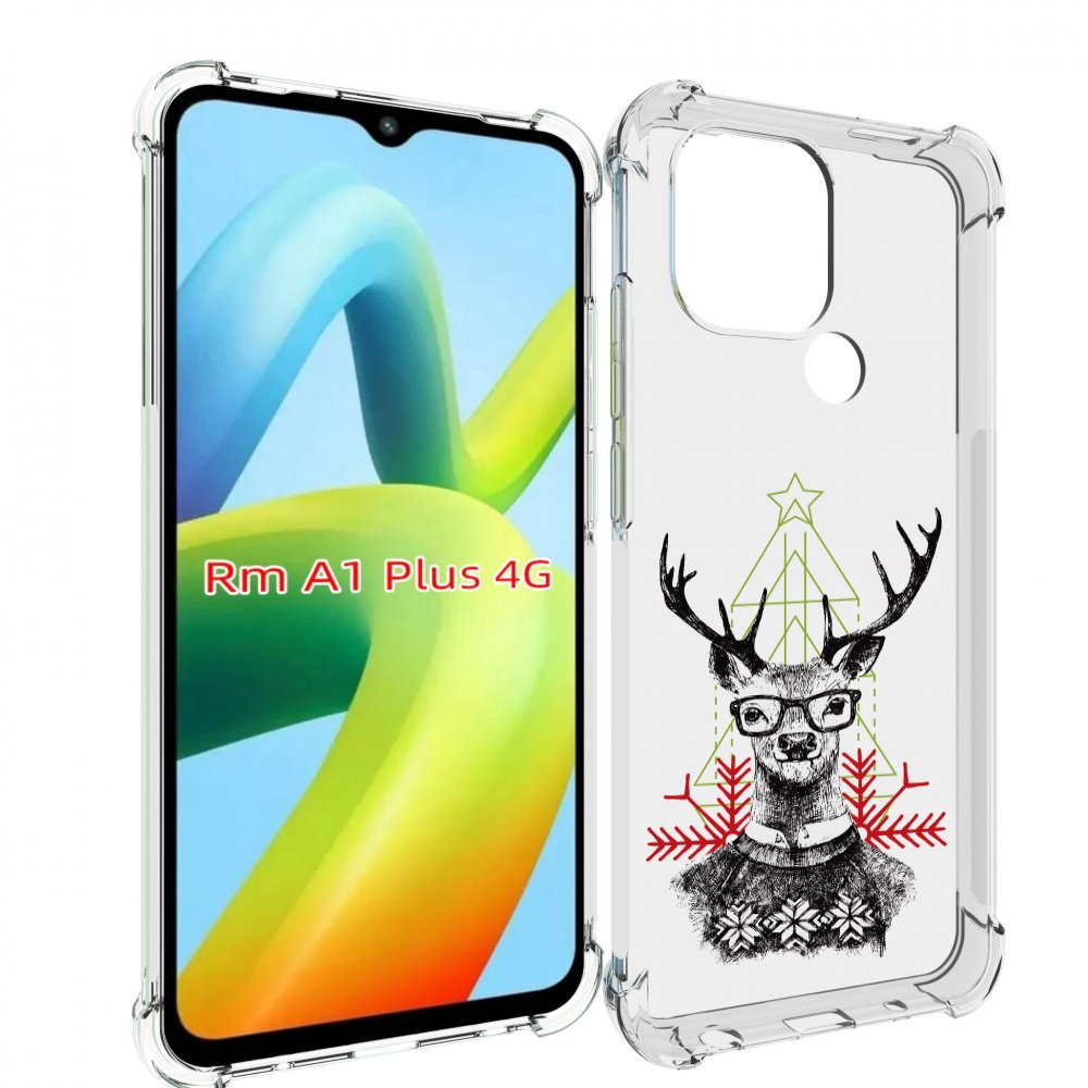 

Чехол MyPads умный олень для Xiaomi Redmi A1 Plus +, Прозрачный, Tocco