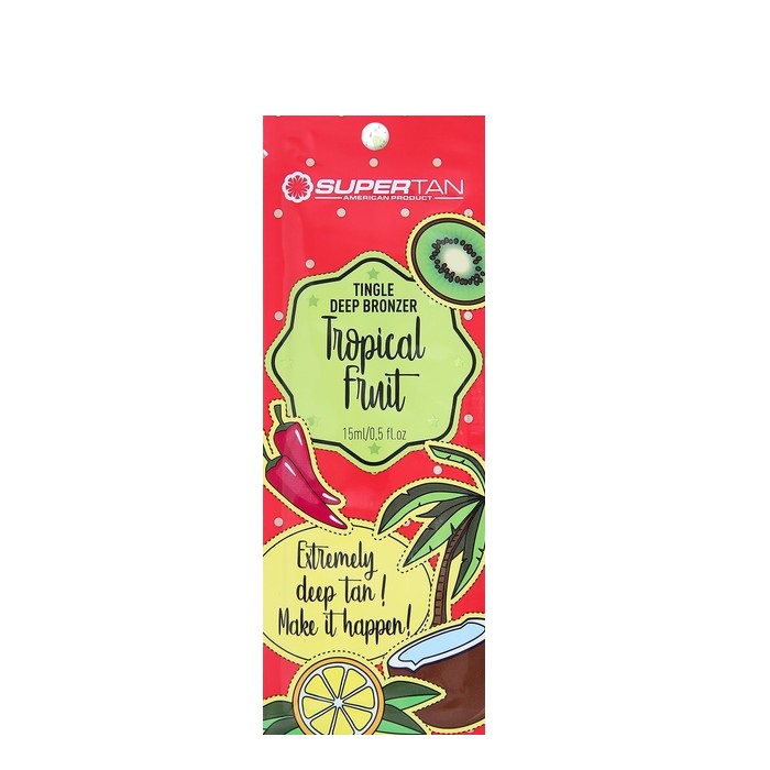 

Бронзатор SupreTan TROPICAL FRUITS с мощным тингл-эффектом и питающими маслами, 15 мл