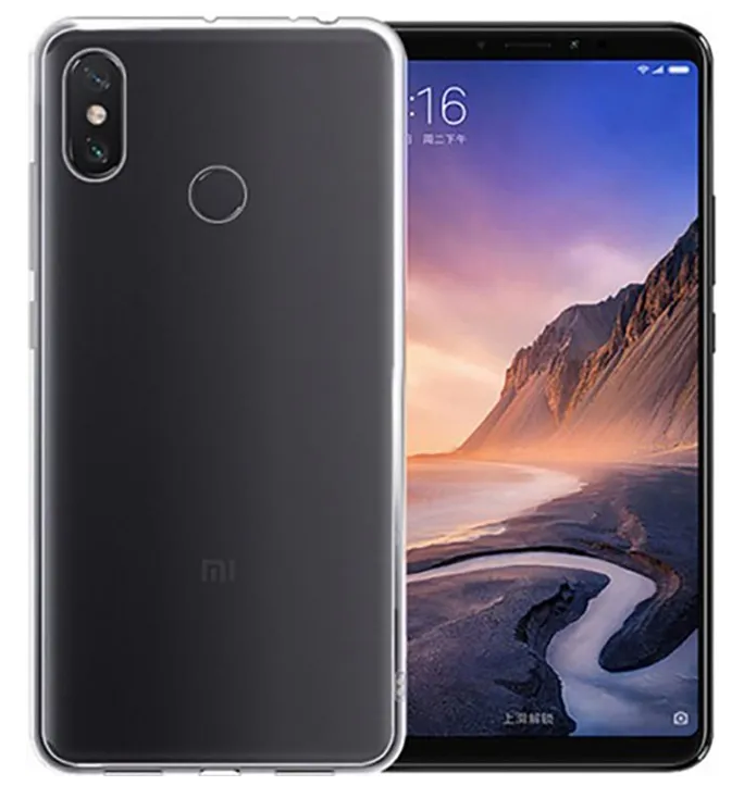 

Чехол силиконовый для Xiaomi MI Max 3, прозрачный