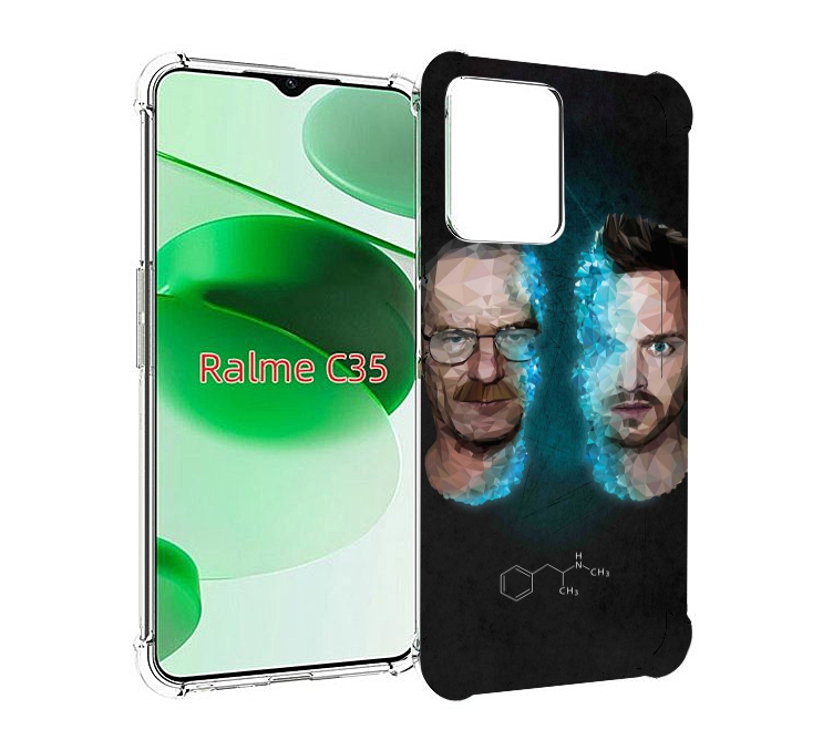 

Чехол MyPads во-все-тяжкие для Realme C35 / Narzo 50A Prime, Прозрачный, Tocco