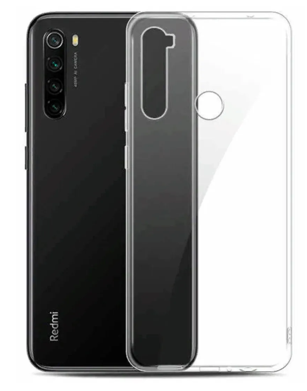 

Чехол силиконовый для Xiaomi Redmi Note 8, Xiaomi Note 8 (2021), X-case, прозрачный