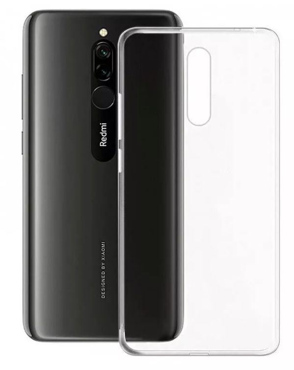 

Чехол силиконовый для Xiaomi Redmi 8, прозрачный