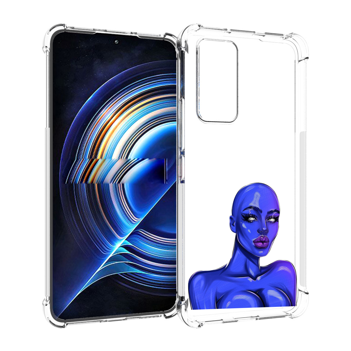 

Чехол MyPads инопланетянка для Tecno Camon 19 Neo, Прозрачный, Tocco