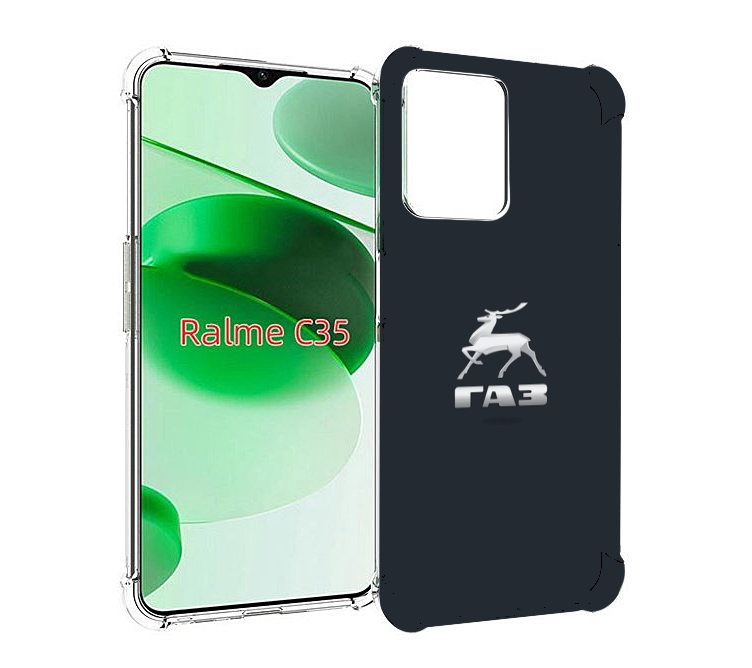 

Чехол MyPads газ-газель для Realme C35 / Narzo 50A Prime, Прозрачный, Tocco