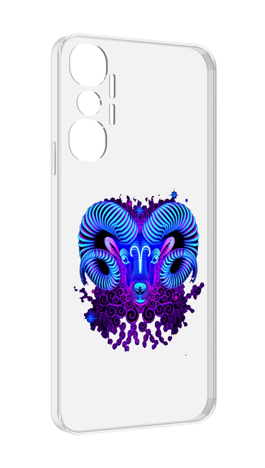 

Чехол MyPads знак зодиака овен 2 для Infinix Hot 20 4G, Прозрачный, Tocco