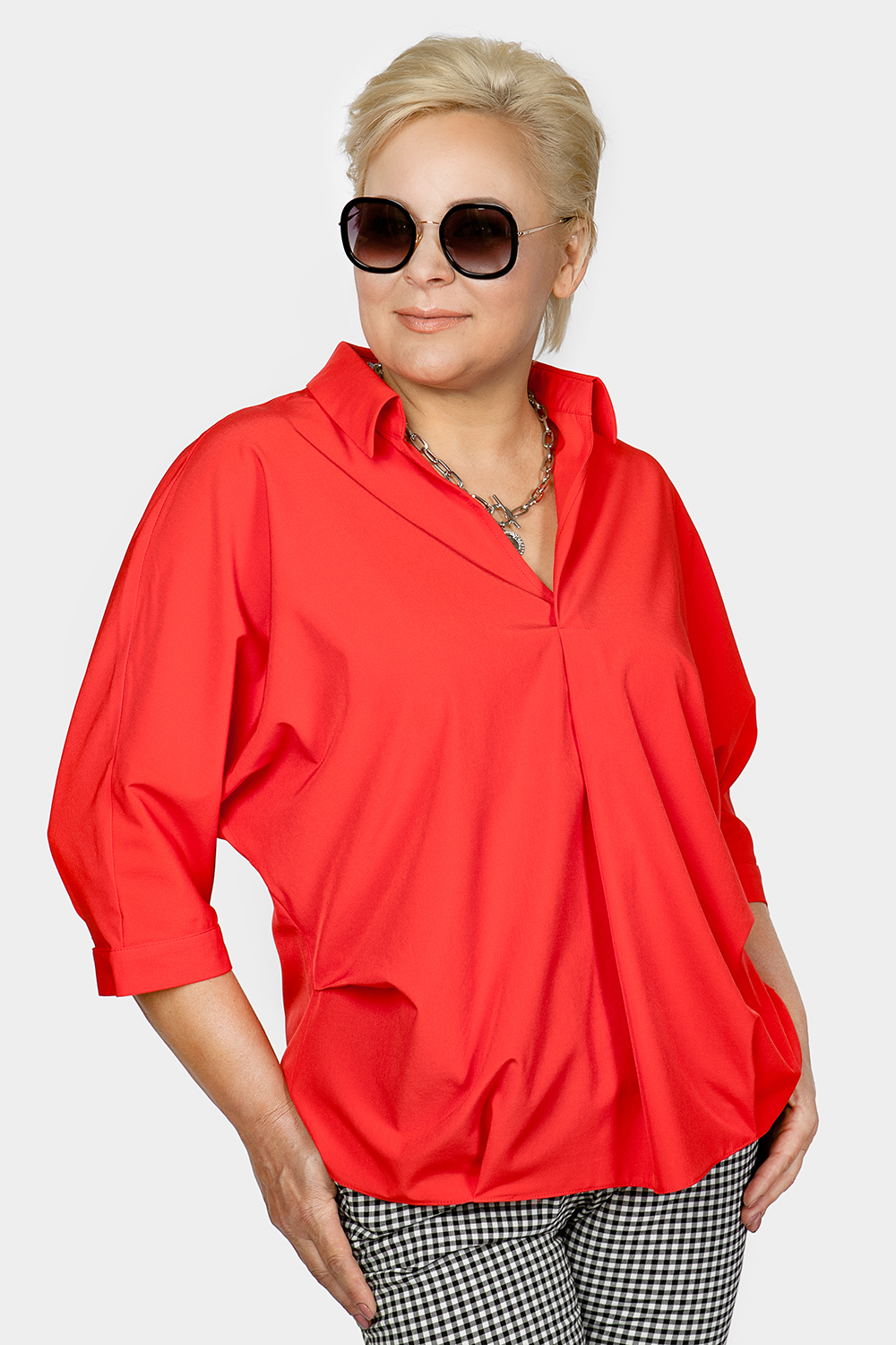 

Блуза женская Svesta C2486 Красная 68, C2486