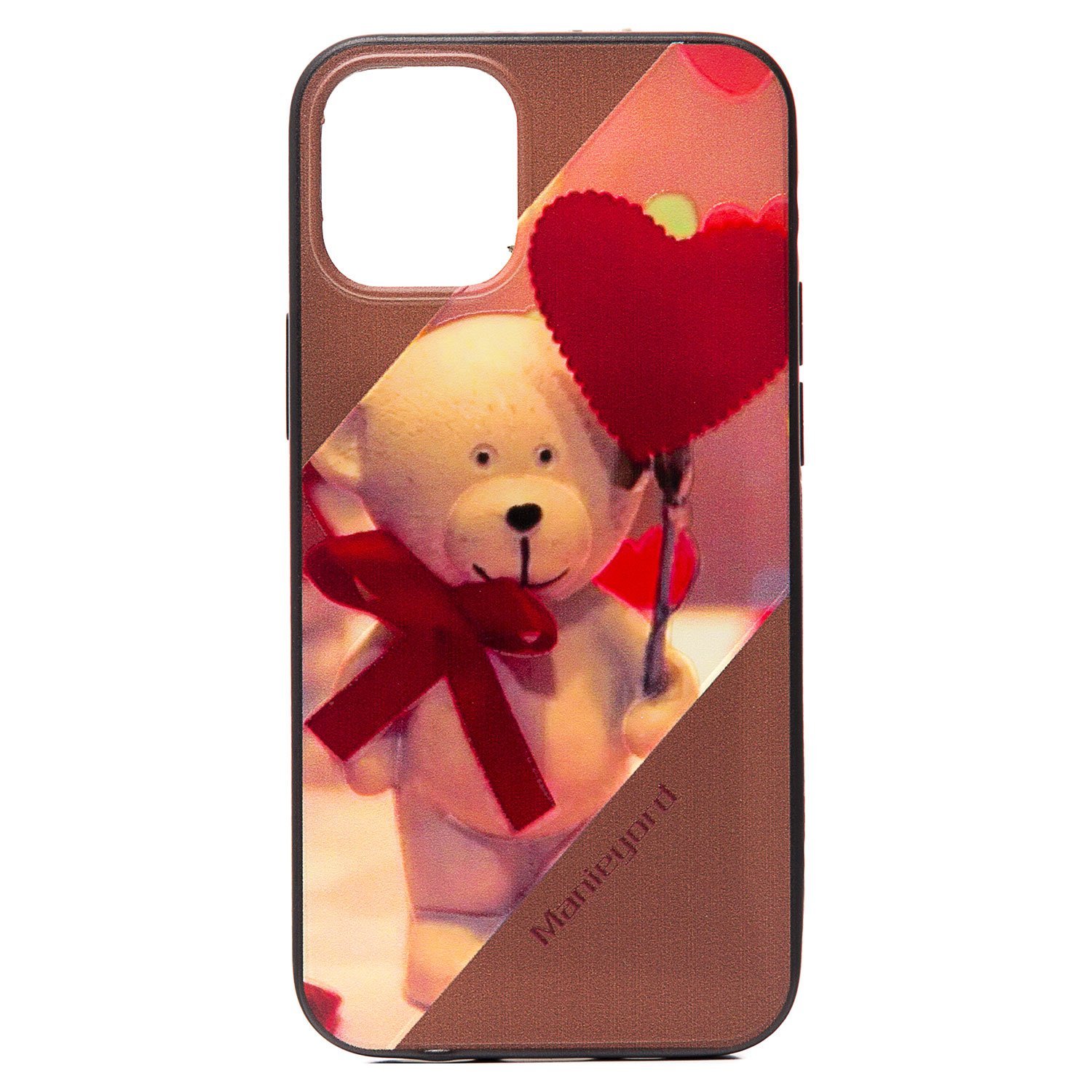 

Чехол iPhone 12 mini пластиковый (рис. 033/034), Коричневый, iPhone 12 mini