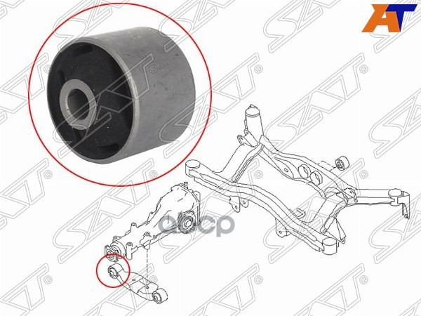 

Сайлентблок Подушки Дифферинциала Subaru Forester 01-12/Impreza 00-14/Legacy 03-09/Tribeca