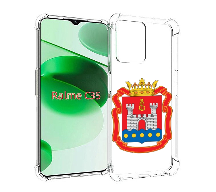 

Чехол MyPads герб-калининградская-область для Realme C35 / Narzo 50A Prime, Прозрачный, Tocco