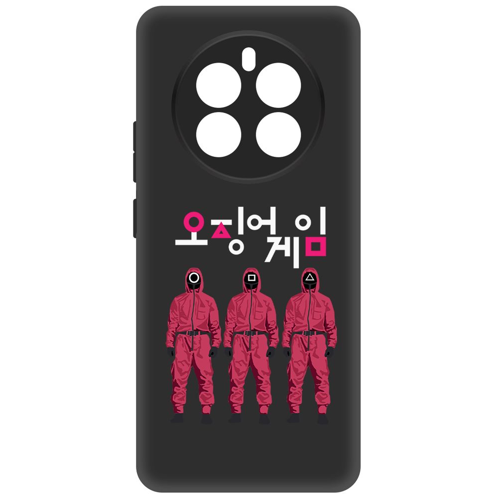 

Чехол-накладка Krutoff Soft Case Игра в кальмара-Персонал для Realme 12+ 5G черный