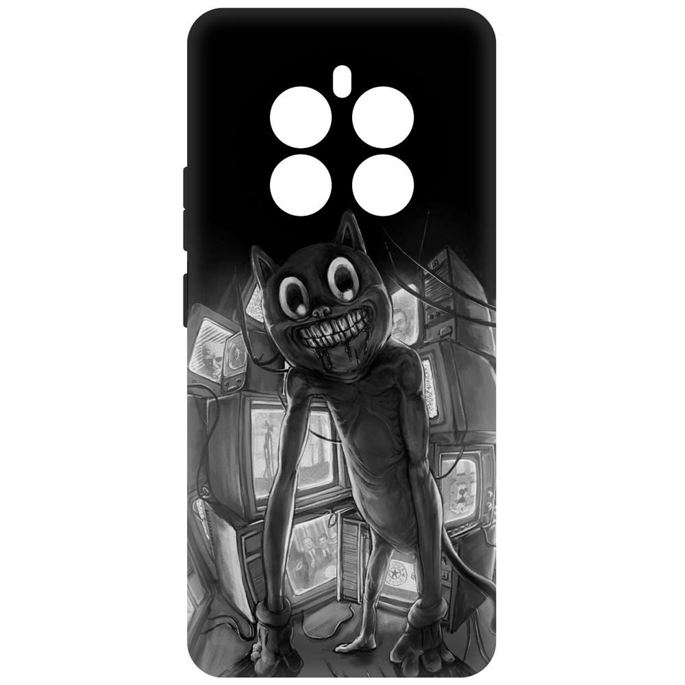 

Чехол-накладка Krutoff Soft Case Хаги Ваги - Картун Кэт для Realme 12+ 5G черный
