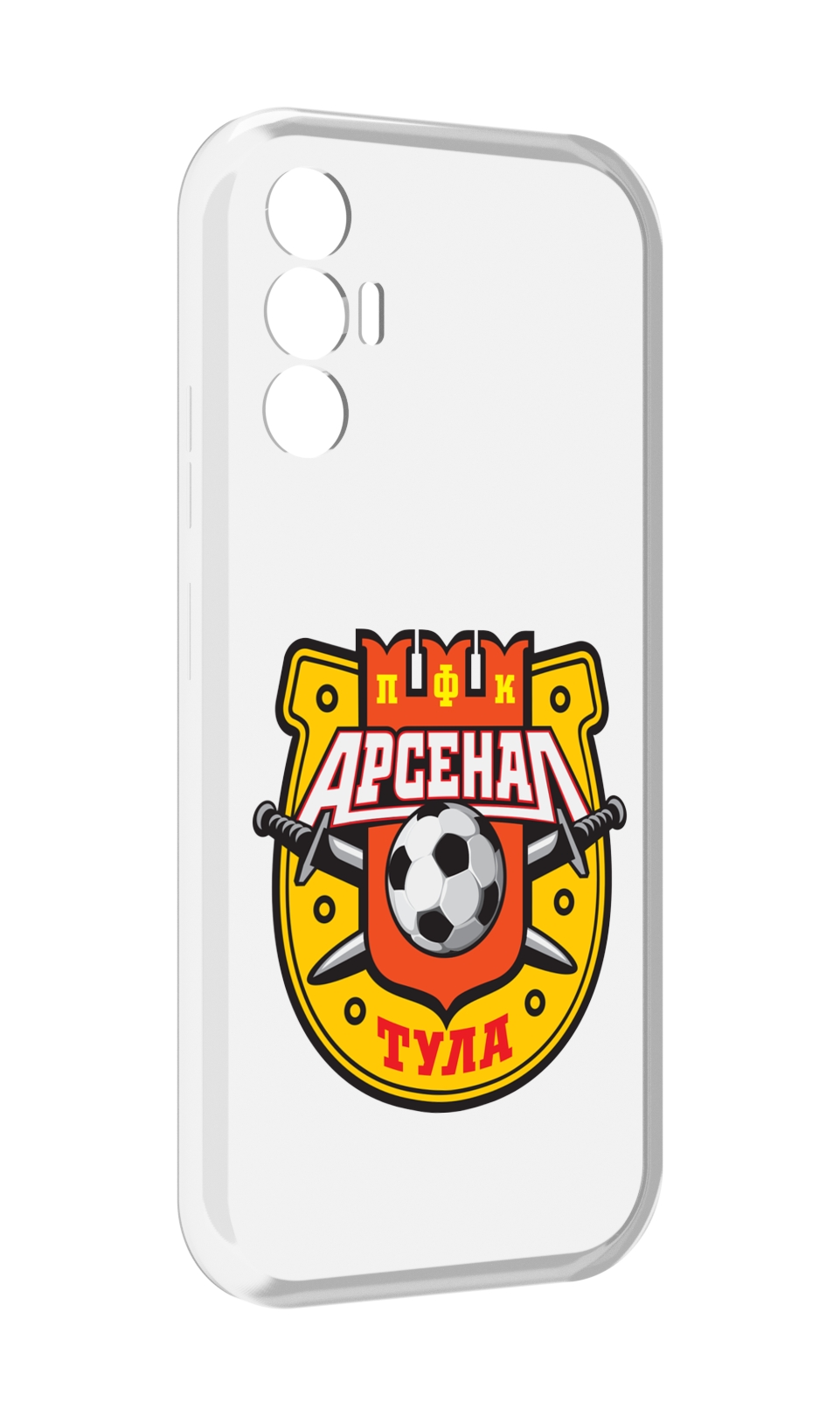 

Чехол MyPads фк-арсенал-тула-2 для Tecno Pova 3, Прозрачный, Tocco
