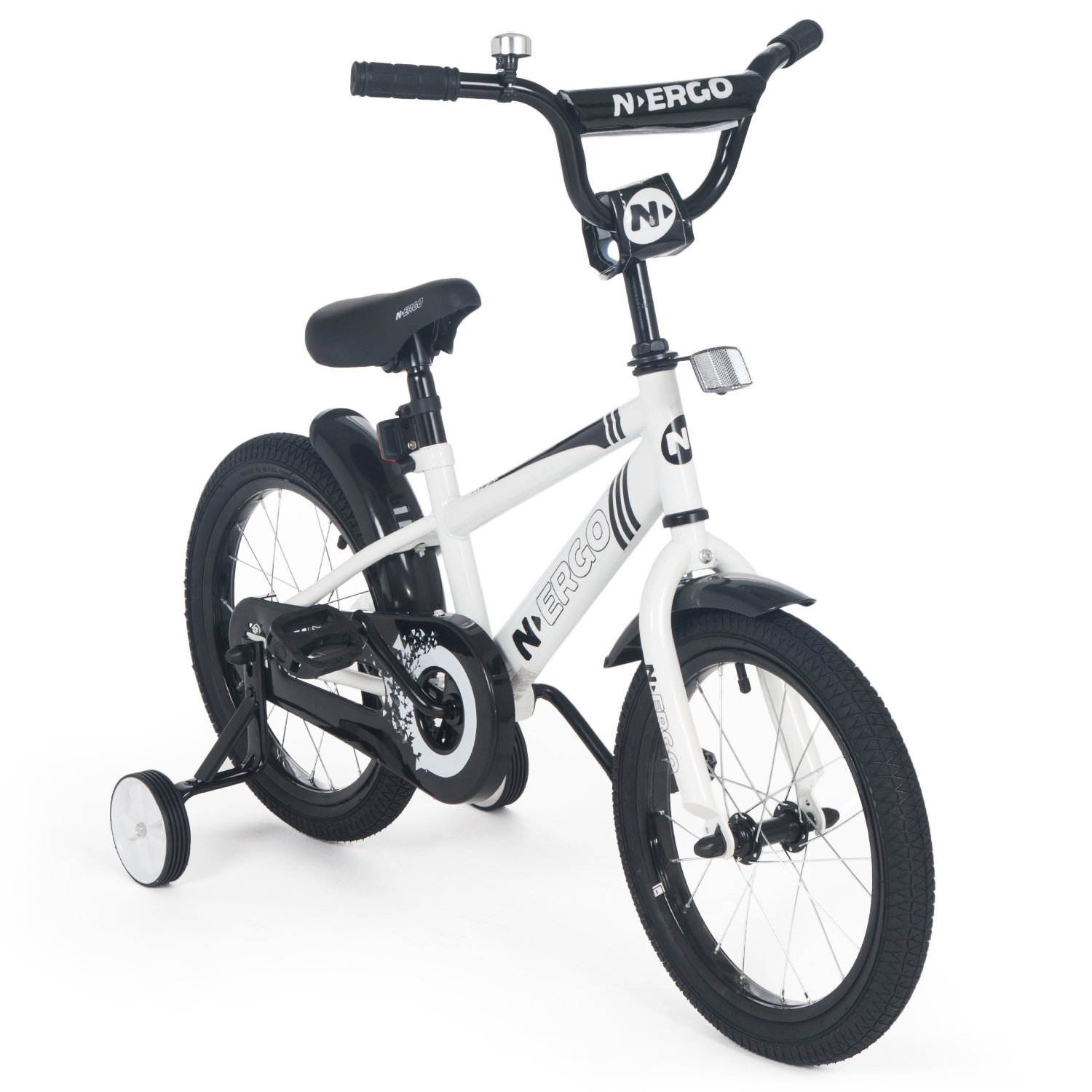 Купить Двухколесный велосипед N.Ergo 2021, белый/черный,