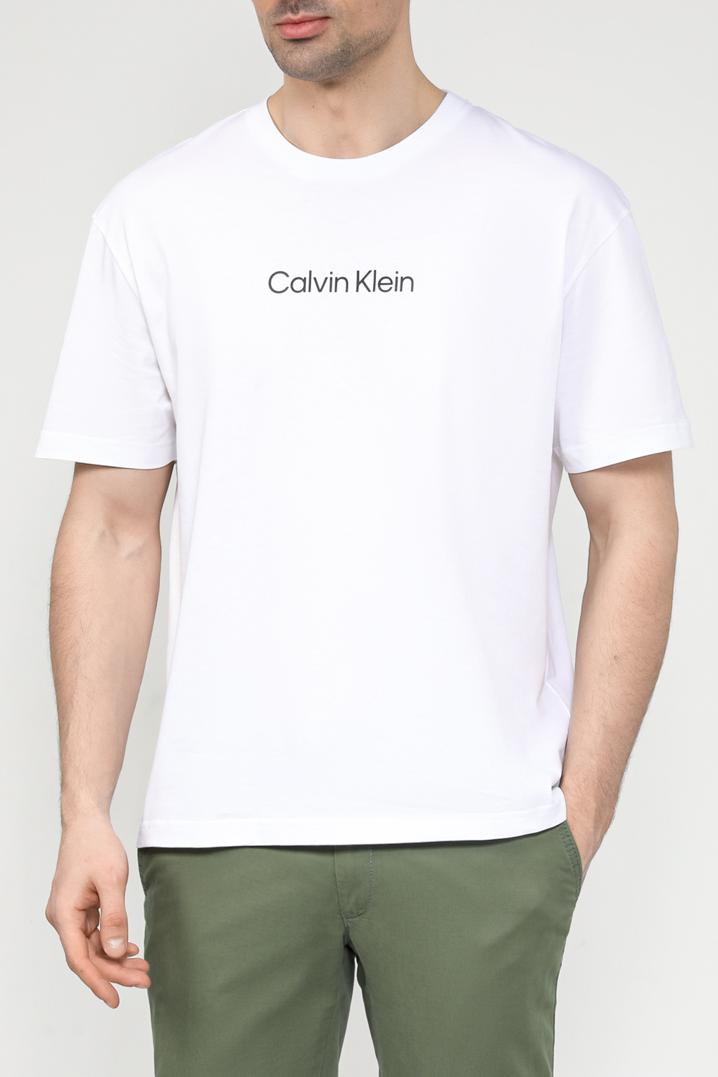 Футболка мужская Calvin Klein K10K111346 белая L