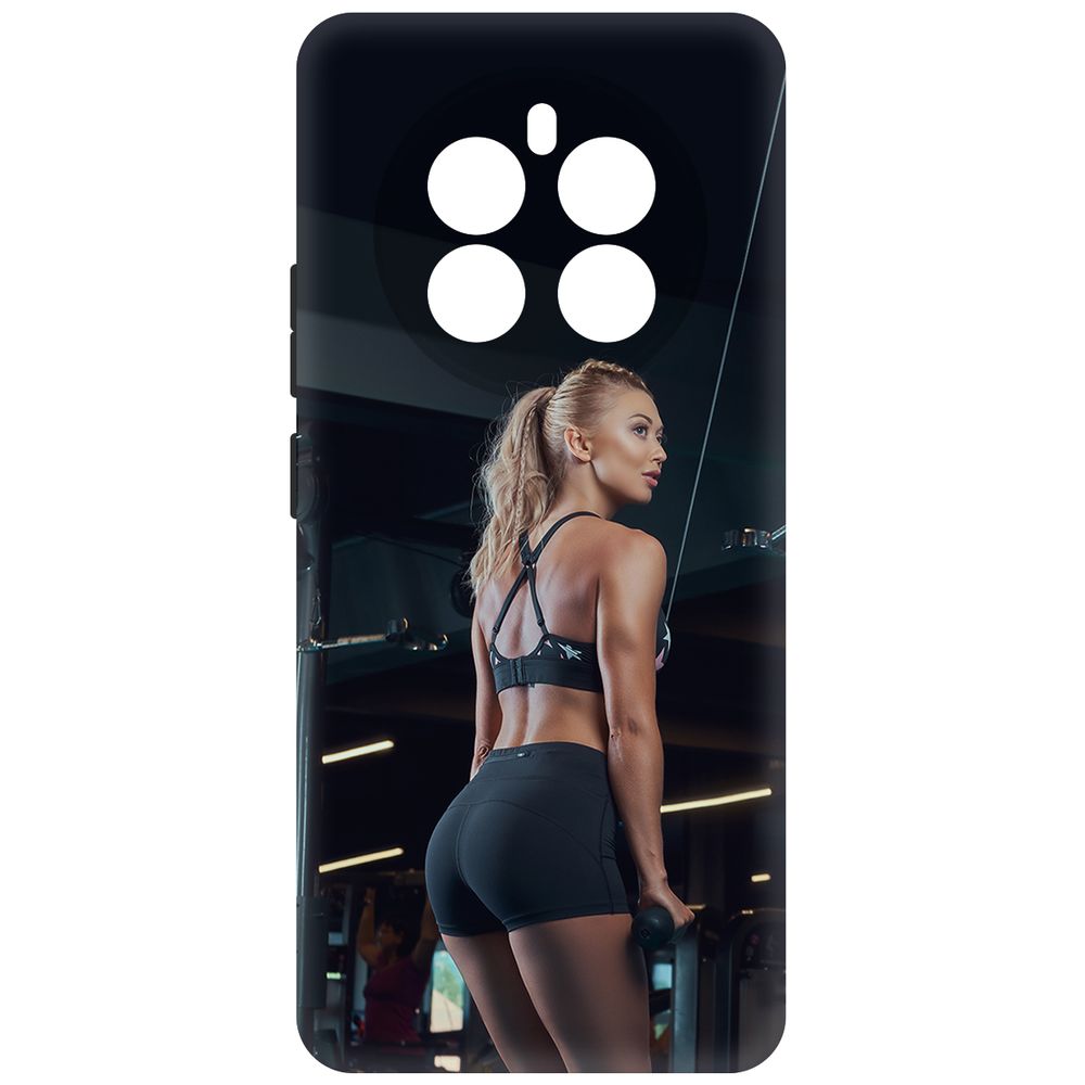 

Чехол-накладка Krutoff Soft Case Шорты женские для Realme 12+ 5G черный