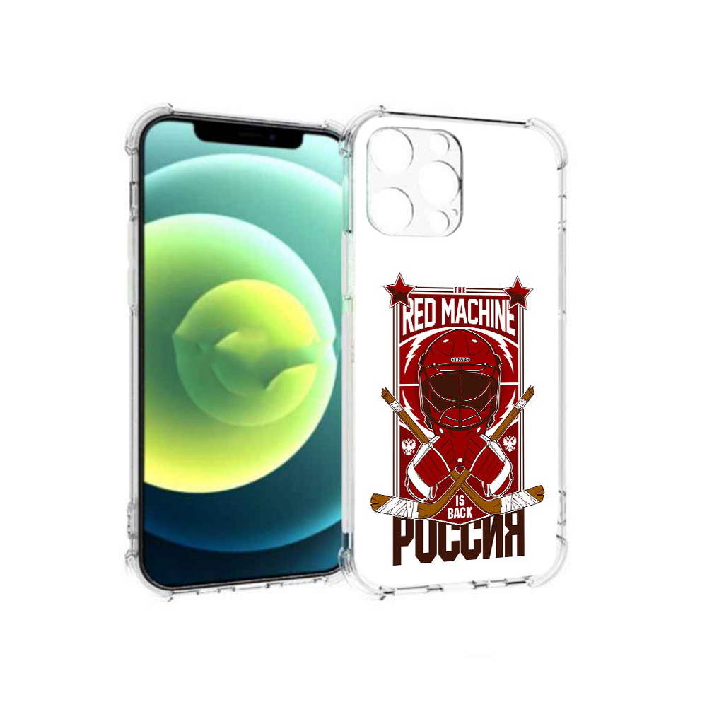 

Чехол MyPads Tocco для Apple iPhone 13 Pro хоккей россия (PT163086.612.666), Прозрачный, Tocco