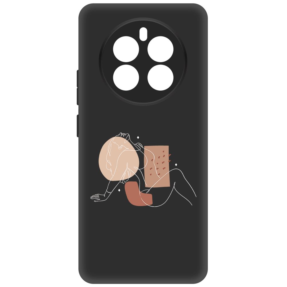 

Чехол-накладка Krutoff Soft Case Чувственность для Realme 12+ 5G черный