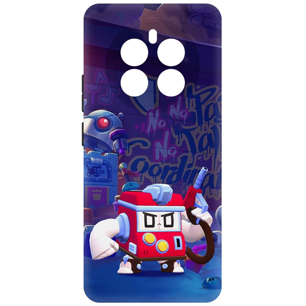 

Чехол-накладка Krutoff Soft Case Brawl Stars - V8-БИТ для Realme 12+ 5G черный