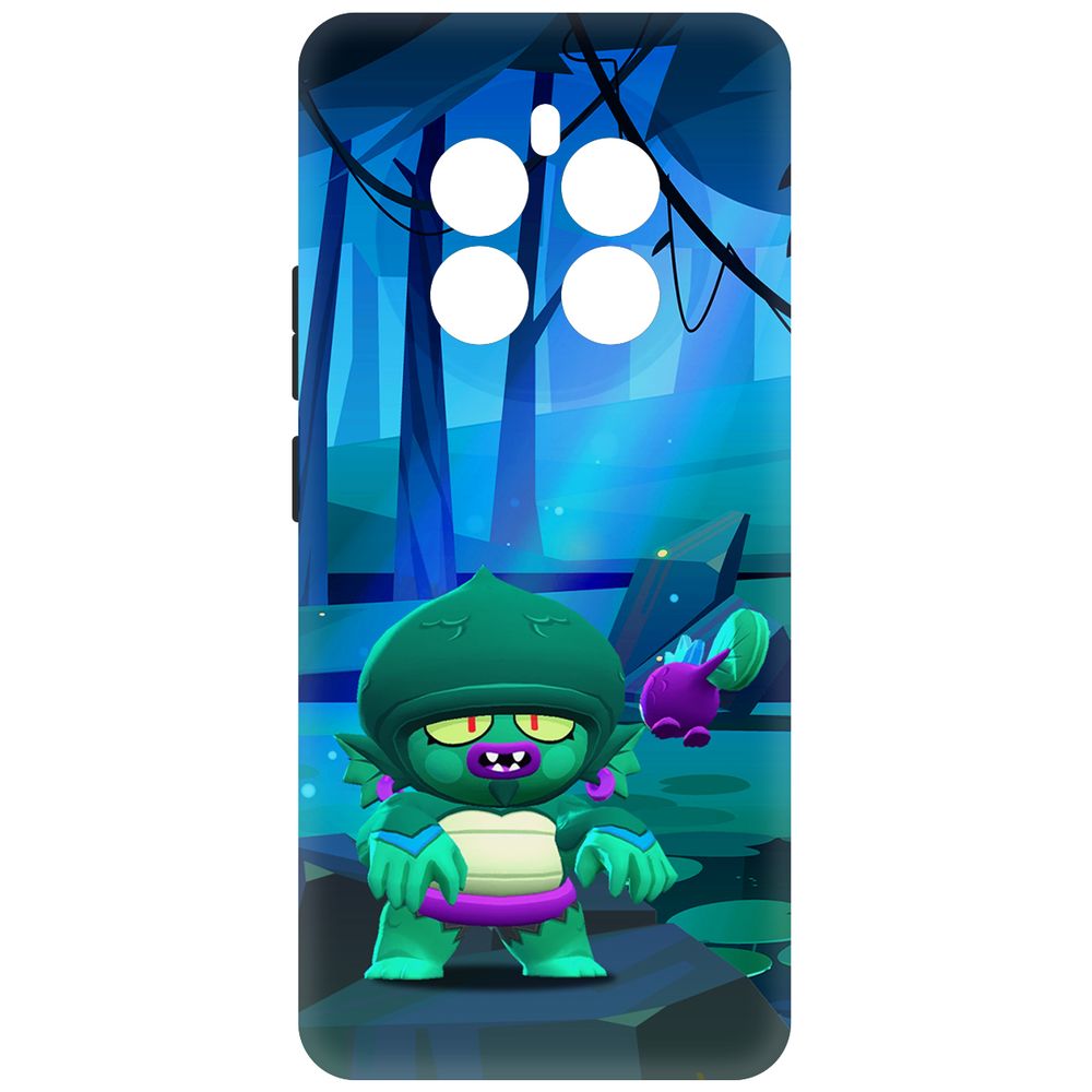 

Чехол-накладка Krutoff Soft Case Brawl Stars - Болотный Джин для Realme 12+ 5G черный