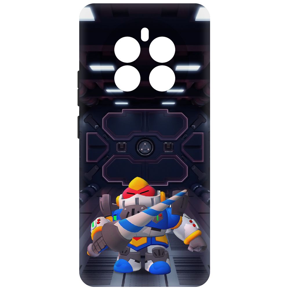 

Чехол-накладка Krutoff Soft Case Brawl Stars - Паладин Вольт-Меха для Realme 12+ 5G черный