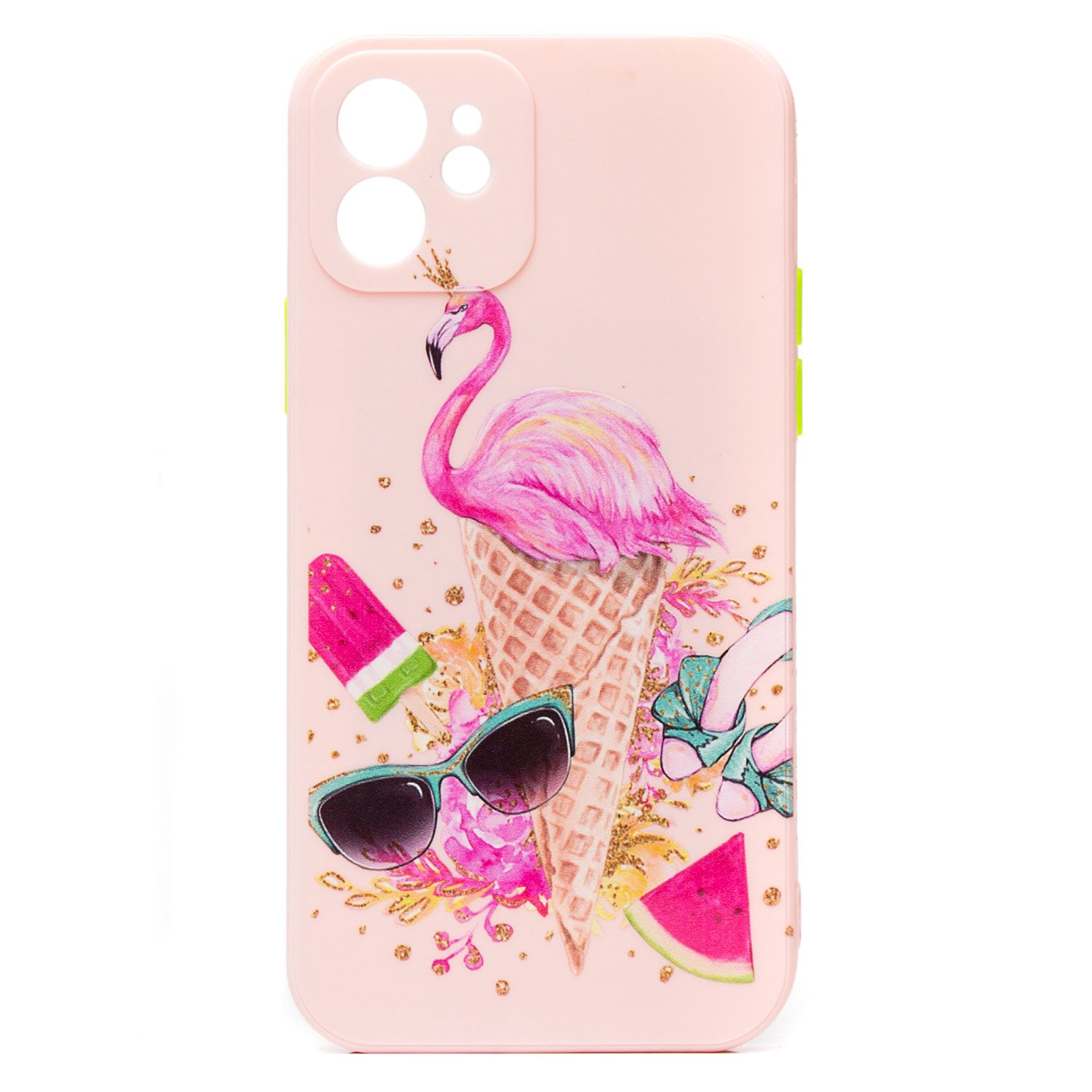 

Чехол iPhone 12 силиконовый (рис. 246/003), Розовый, iPhone 12