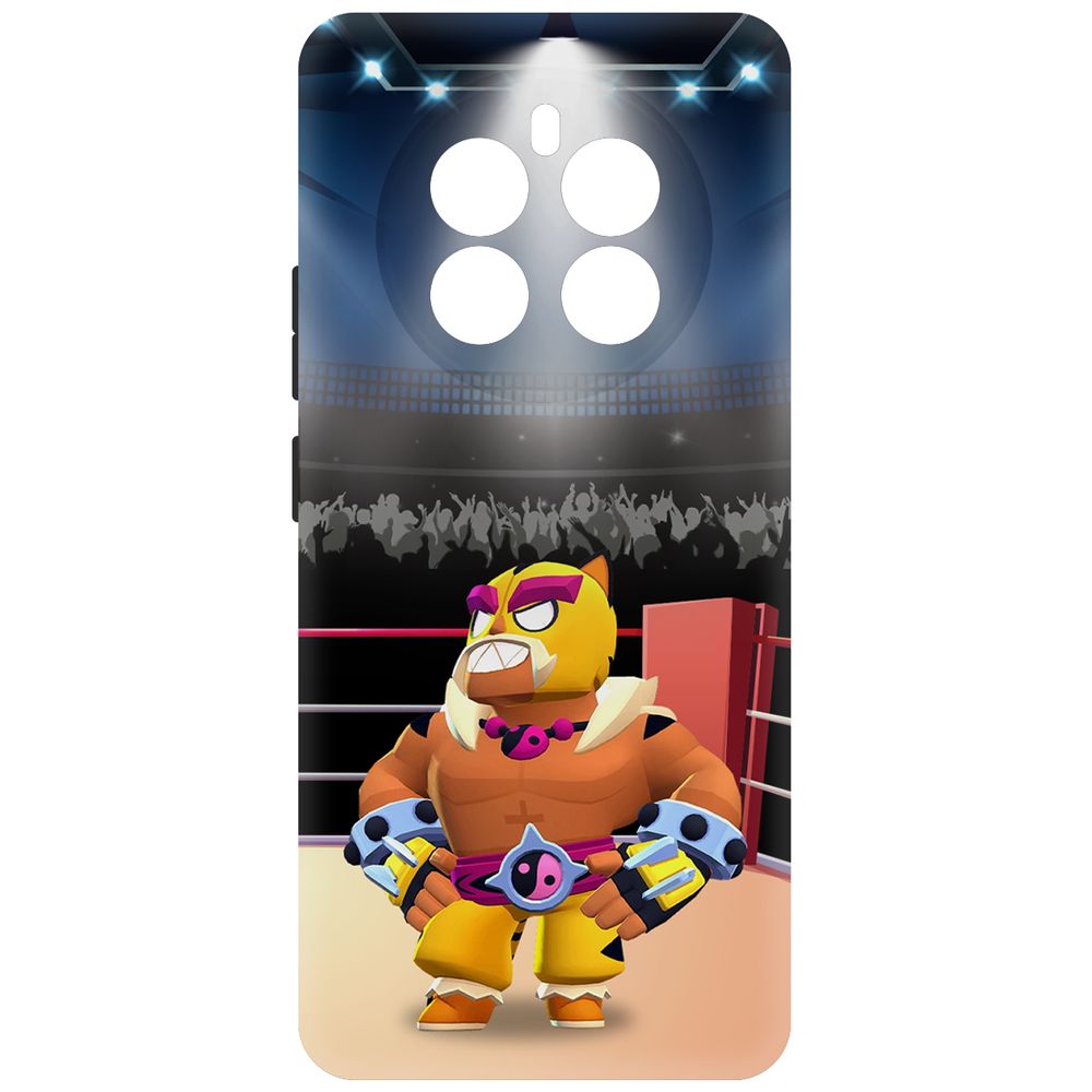

Чехол-накладка Krutoff Soft Case Brawl Stars - Эль Тигро для Realme 12+ 5G черный