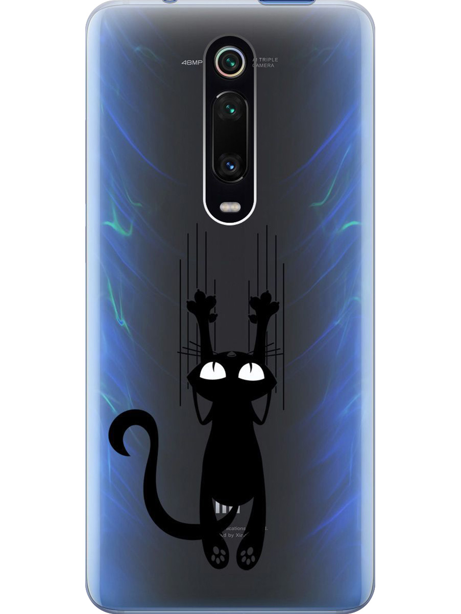 

Силиконовый чехол на Xiaomi Mi 9T/Mi 9T Pro/K20/K20 Pro с принтом прозрачный 954805, Прозрачный;черный, 721421671