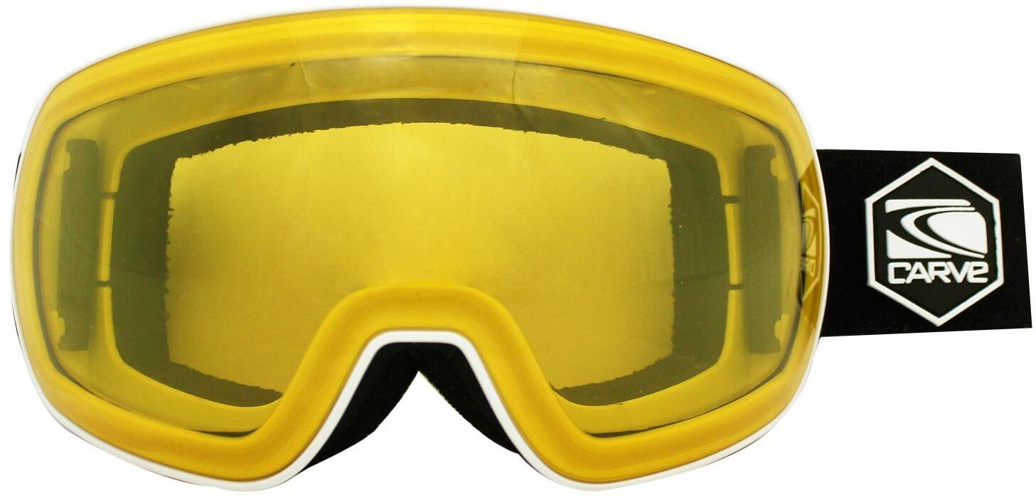 фото Очки горнолыжные carve scope matt white/yellow photochromic