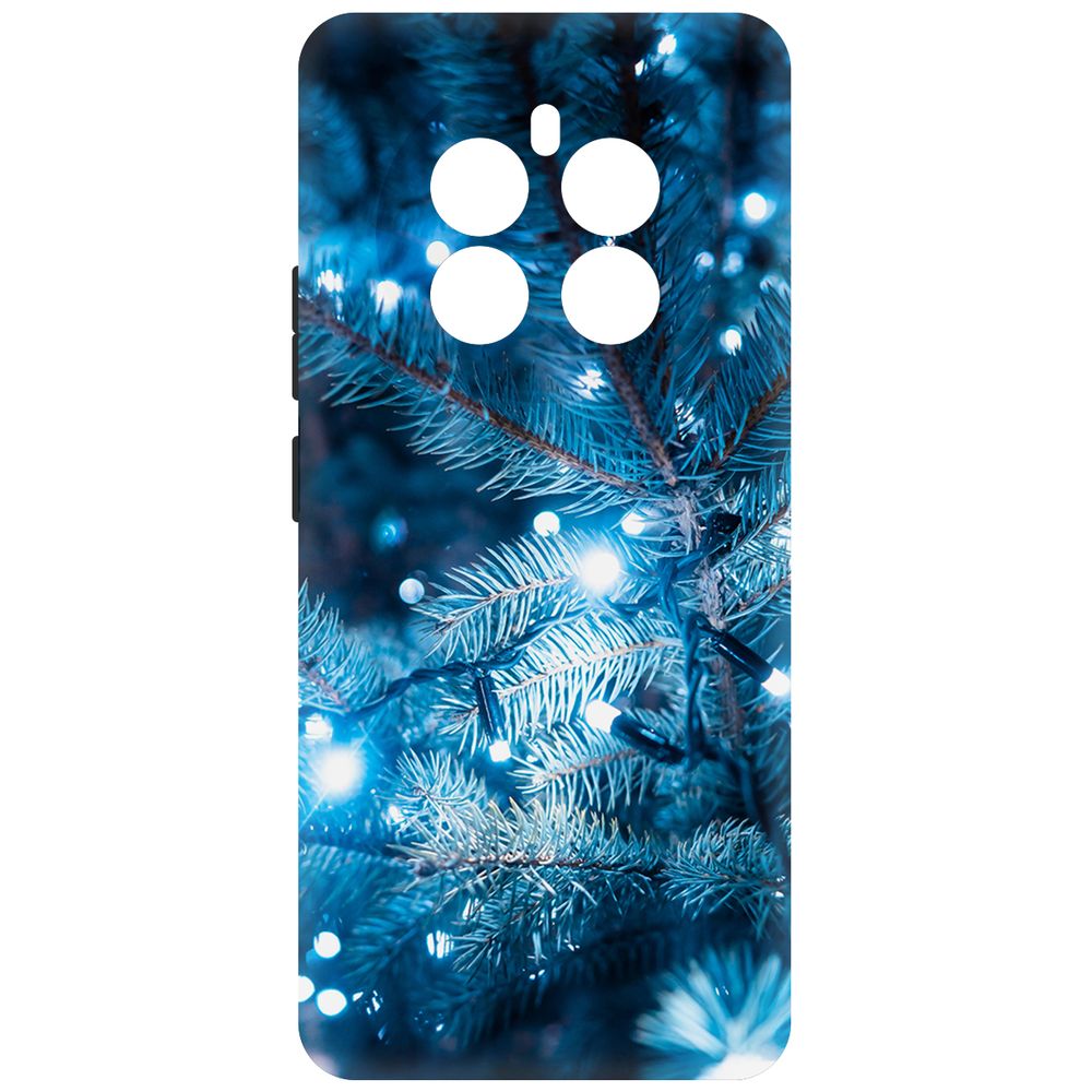 

Чехол-накладка Krutoff Soft Case Гирлянда для Realme 12+ 5G черный