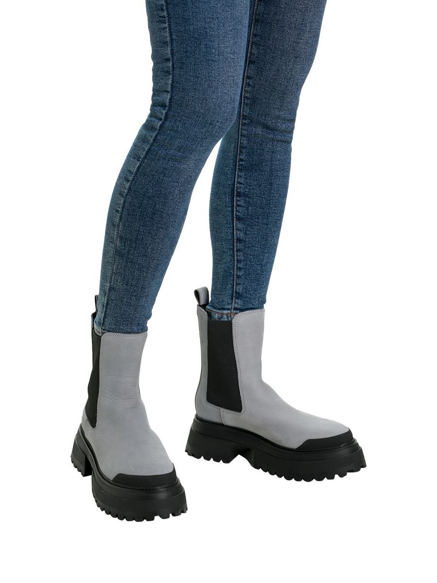 

Полусапоги женские Timberland 001423063 серые 37.5 EU, Серый, 001423063