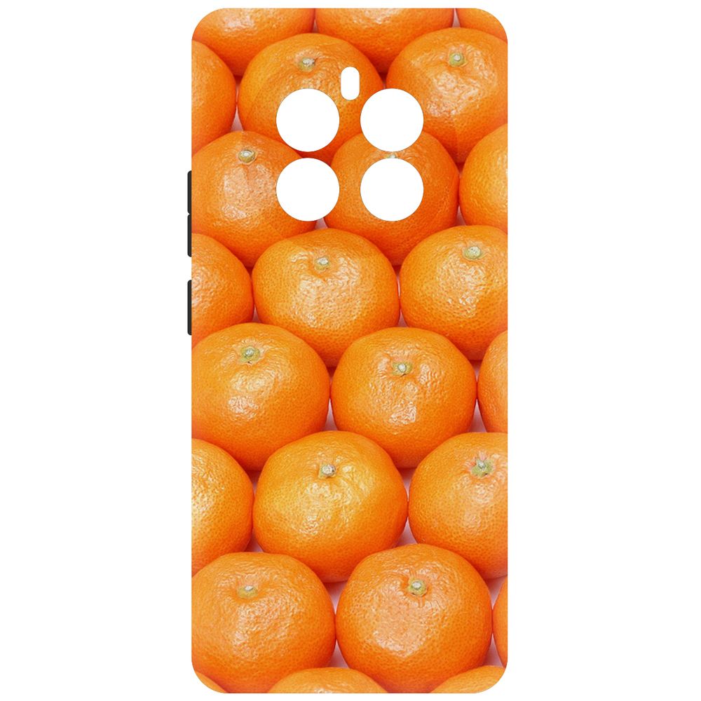 

Чехол-накладка Krutoff Soft Case Мандаринки для Realme 12+ 5G черный