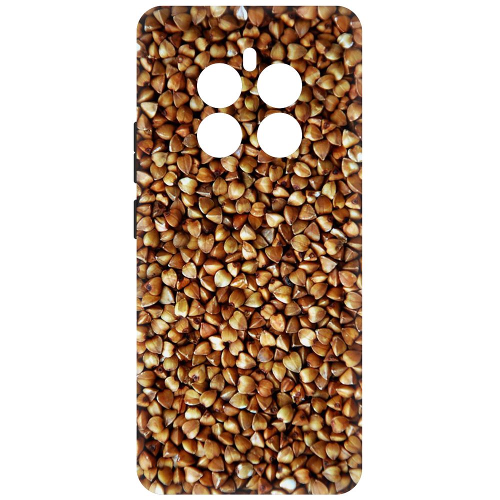 

Чехол-накладка Krutoff Soft Case Гречка для Realme 12+ 5G черный
