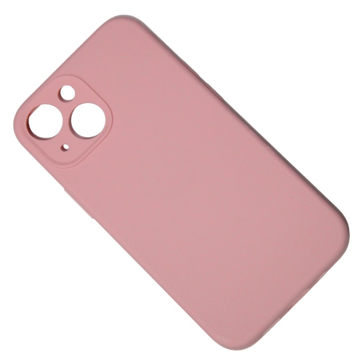 

Чехол iPhone 13 mini силиконовый Soft Touch с закрытой камерой (премиум), Розовый, iPhone 13 mini