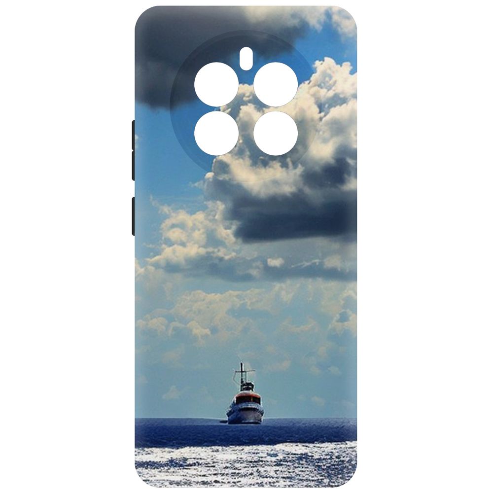 

Чехол-накладка Krutoff Soft Case Море для Realme 12+ 5G черный