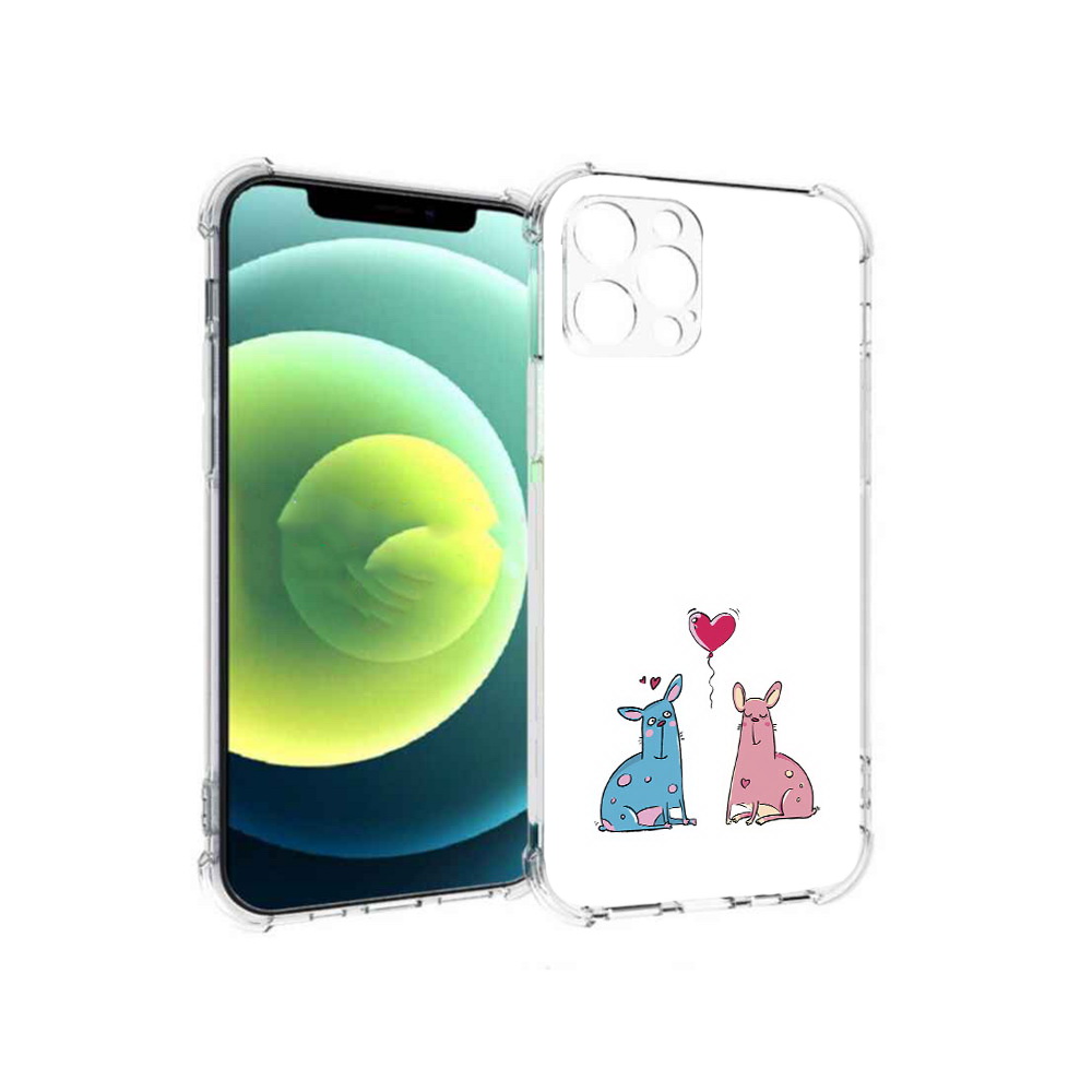 

Чехол MyPads Tocco для Apple iPhone 12 Pro Лама любовь (PT157529.613.102), Прозрачный, Tocco