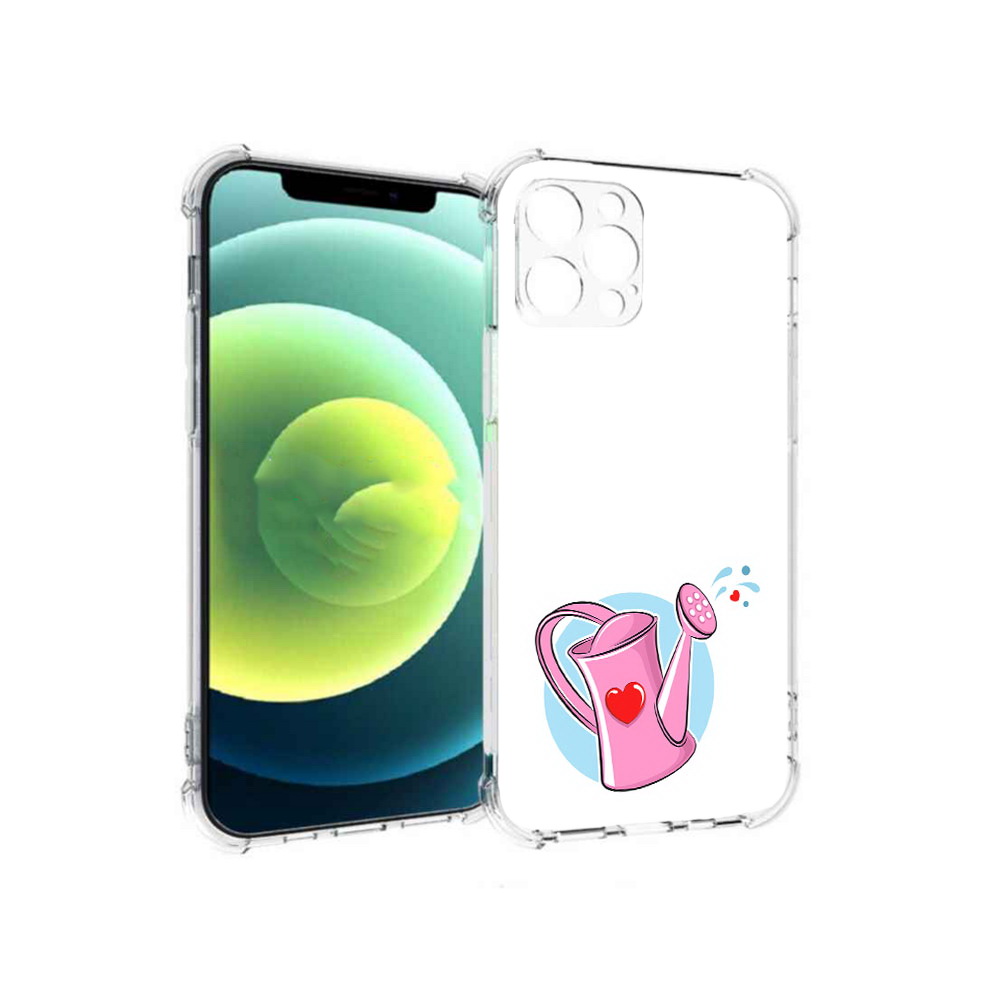 

Чехол MyPads Tocco для Apple iPhone 12 Pro Лейка любви 14 февраля (PT157529.613.103), Прозрачный, Tocco