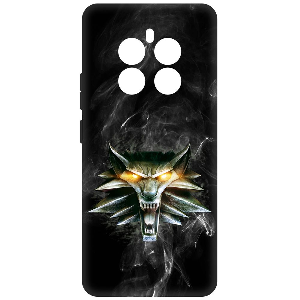 

Чехол-накладка Krutoff Soft Case Ведьмак. Школа Волка для Realme 12+ 5G черный