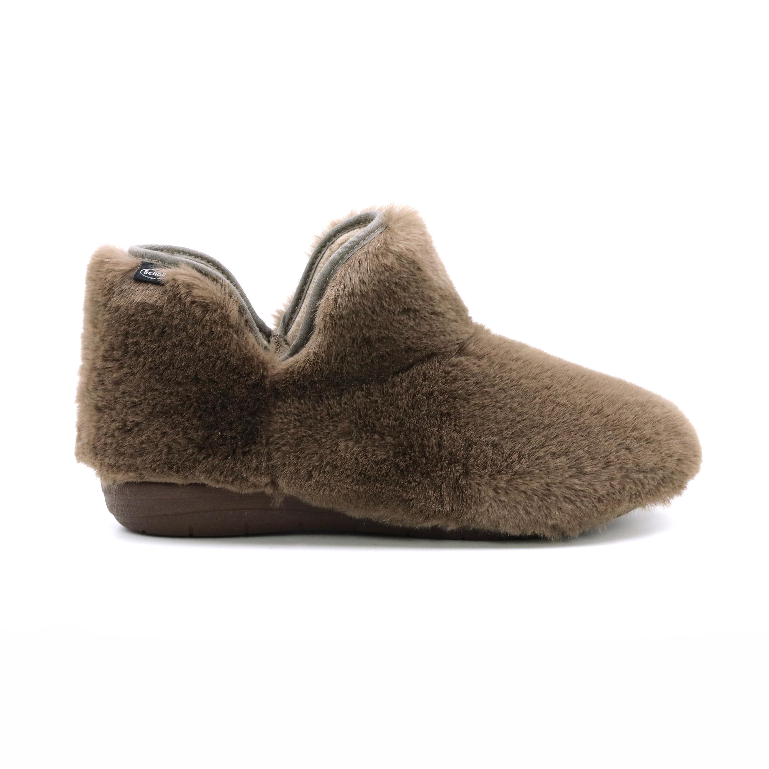 Тапочки женские Scholl MOLLY BOOTIE F303521011 коричневые 37 EU