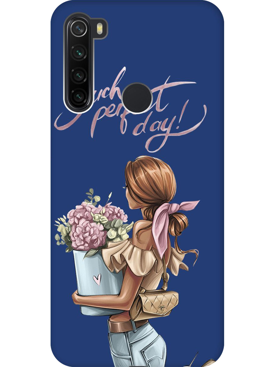 

Силиконовый чехол на Xiaomi Redmi Note 8T с принтом "Какой прекрасный день" матовый синий, Синий;прозрачный;голубой;розовый, 722349075