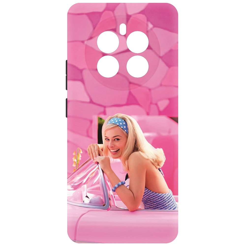 

Чехол-накладка Krutoff Soft Case Барби в розовом для Realme 12+ 5G черный