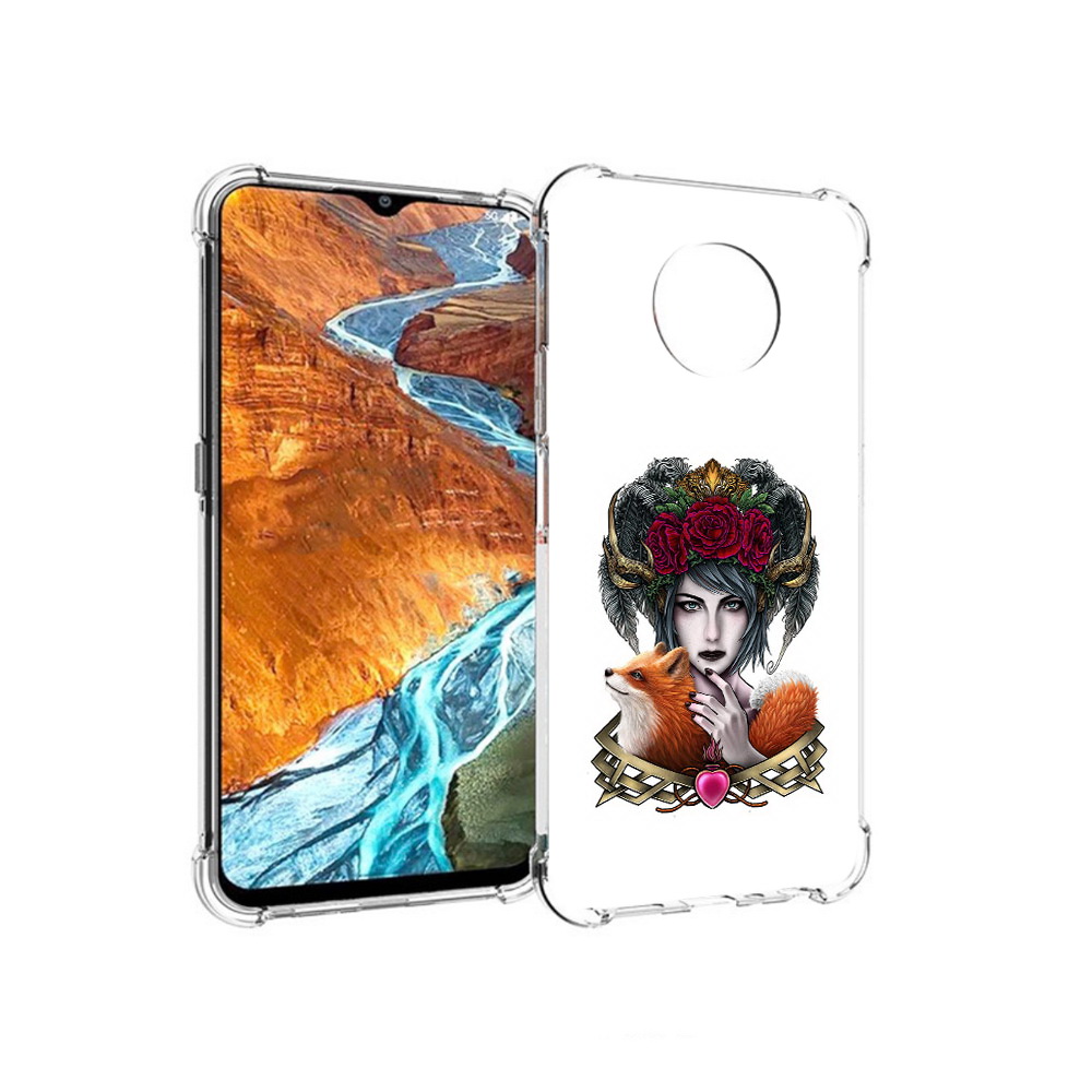 

Чехол MyPads Tocco для Nokia G300 девушка с лисой (PT224563.108.314), Прозрачный, Tocco