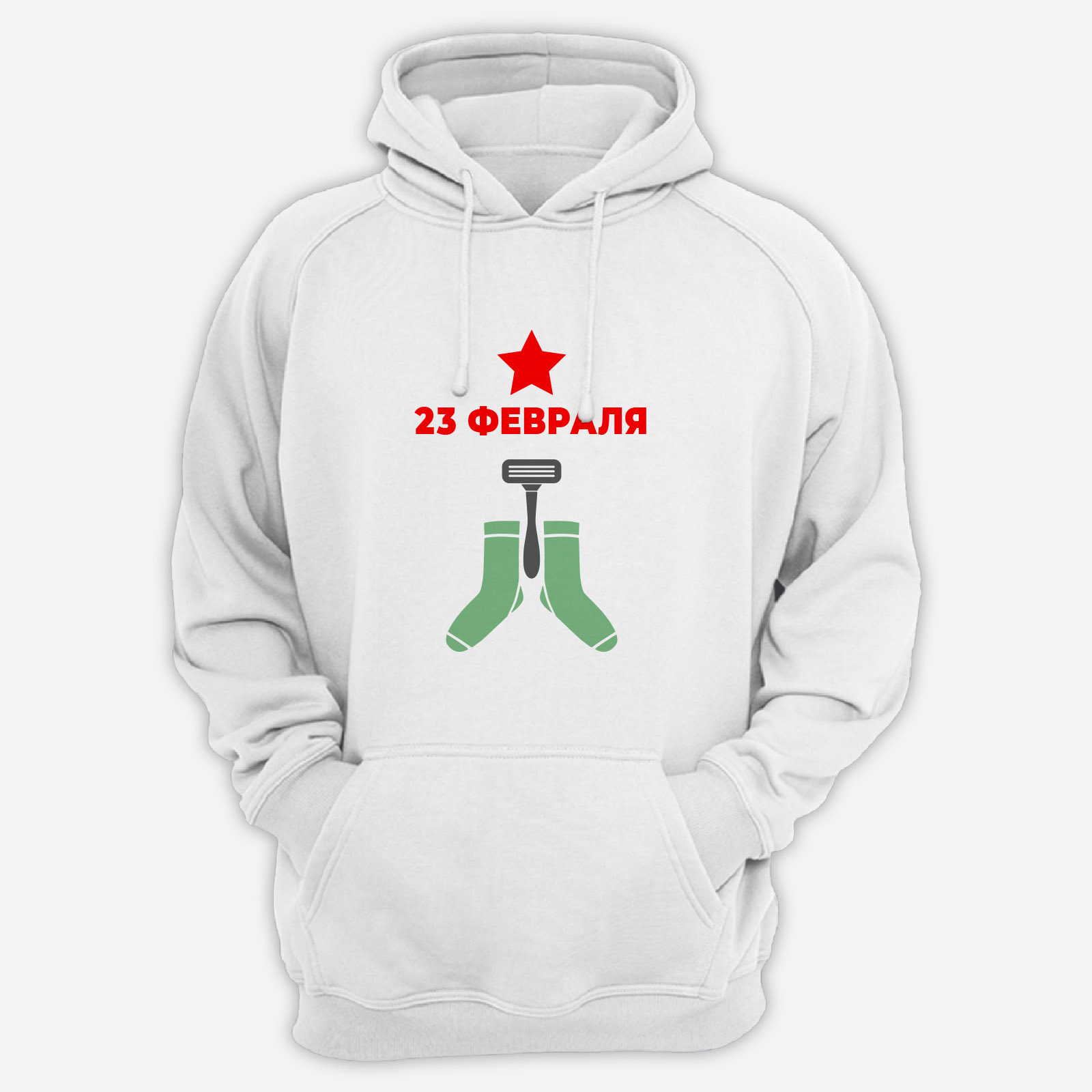 

Худи мужское SHARP&CUT CEF187697 белое 46 RU, Белый, CEF187697