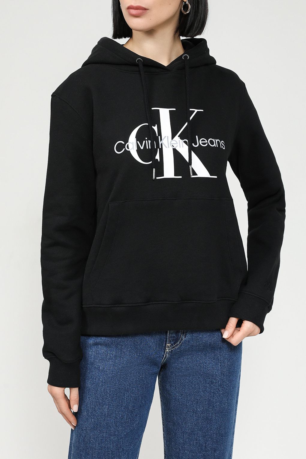 

Худи женское Calvin Klein Jeans J20J219141 черное XS, Черный, J20J219141